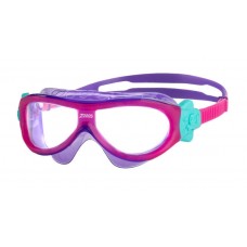 Zoggs Phantom Kids Mask Pink/Violet Clear Lens Swimming Goggles 0-6 Years