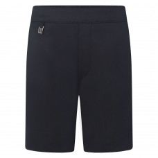 Shorts - Elastic Back pull Up Shorts - Navy